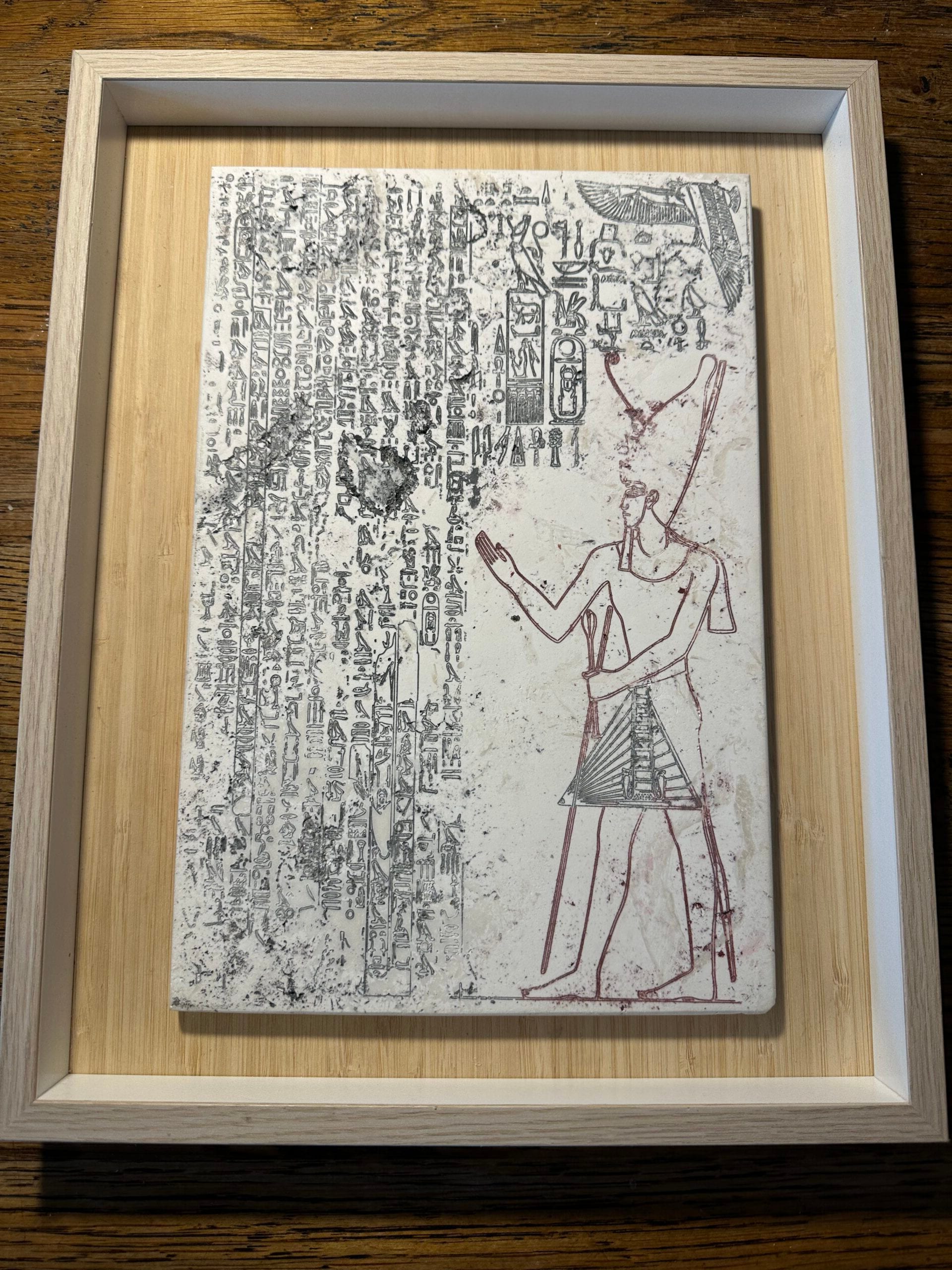 Cherry Blossom 15cmx10cmx1.2mm in box frame 27x22xcm - Image 5