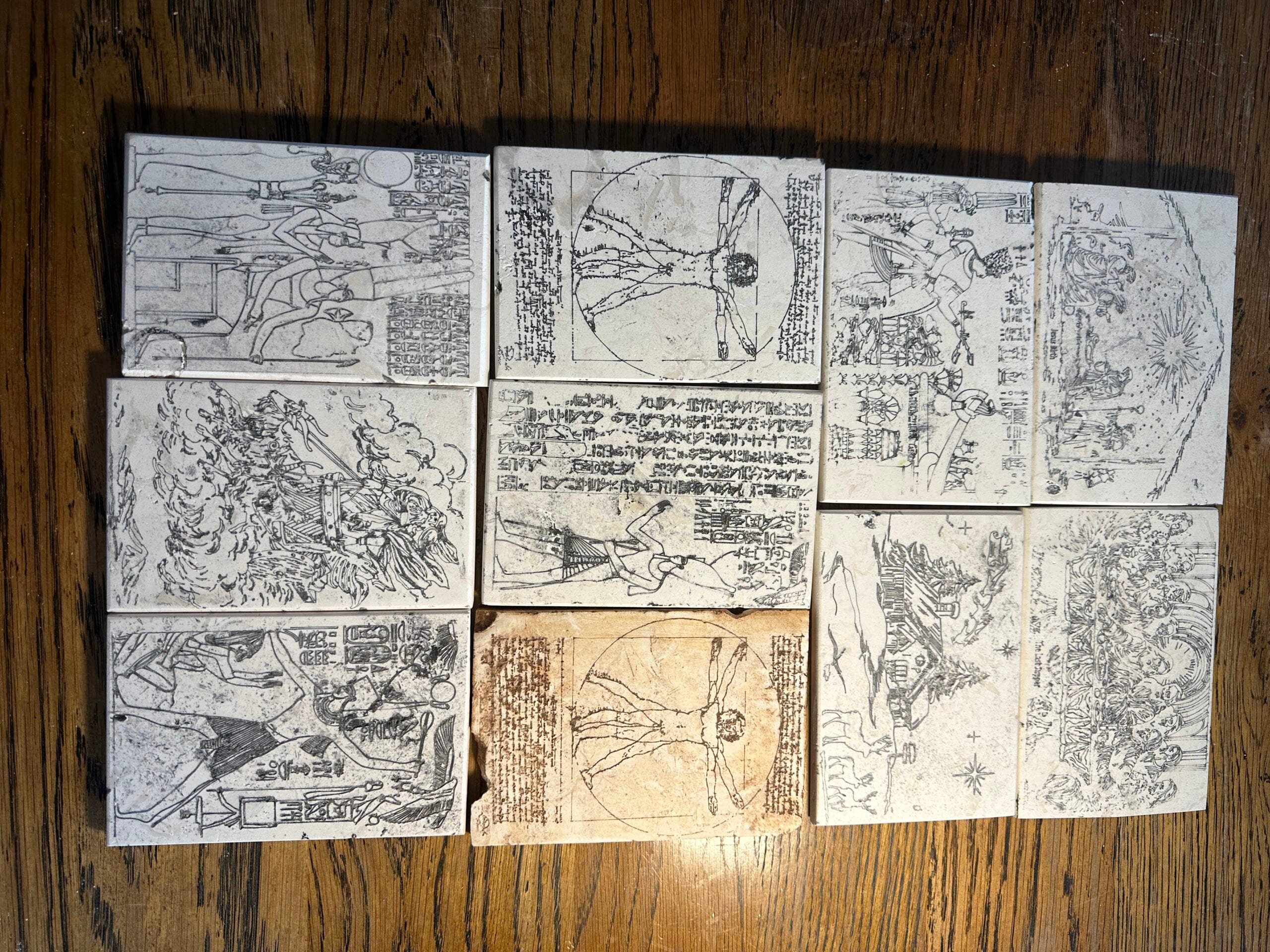 The Last Supper15cmx10cmx1.2cm, box framed 27x22x3.5cm - Image 20