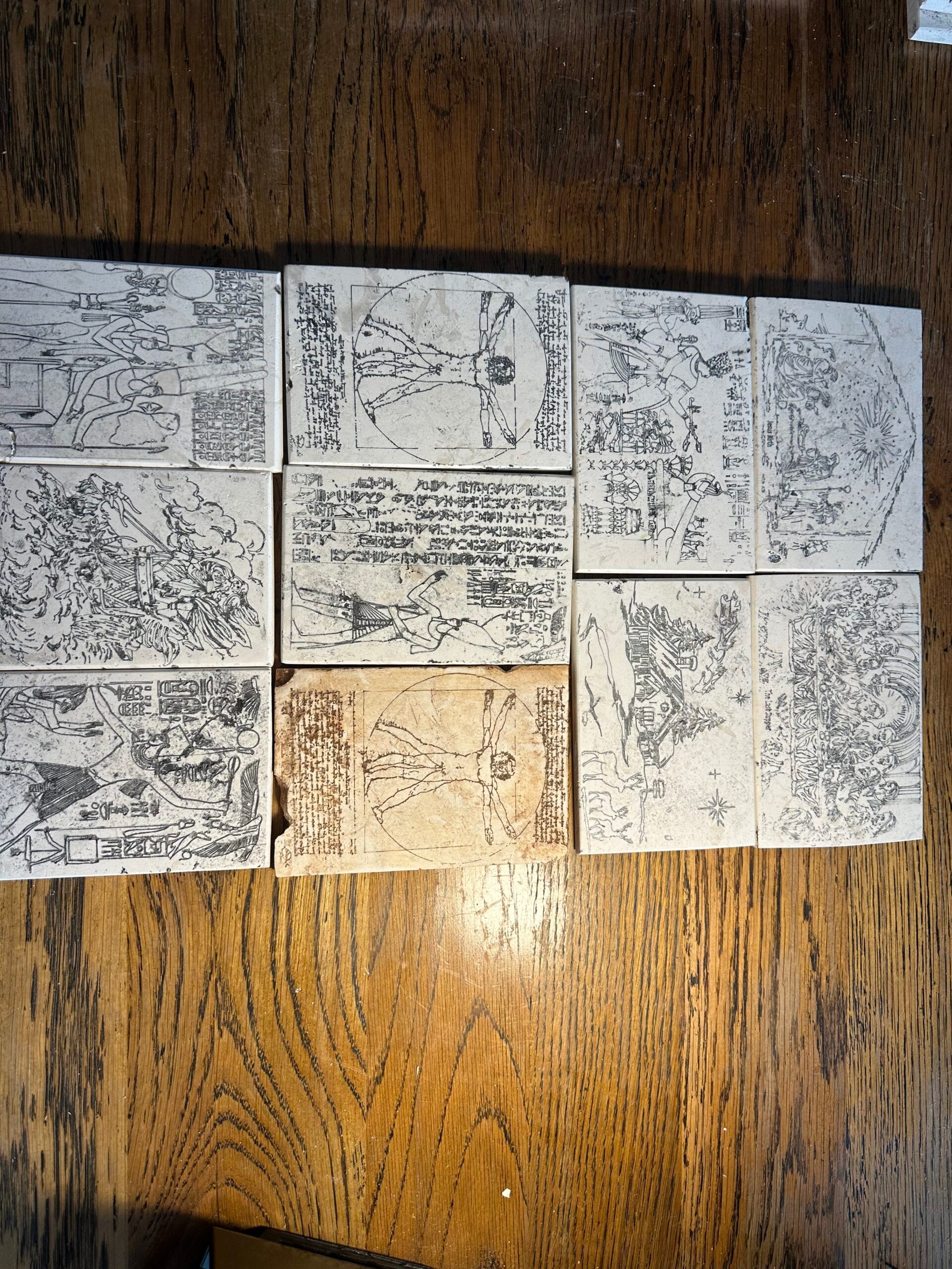 The Last Supper15cmx10cmx1.2cm, box framed 27x22x3.5cm - Image 19